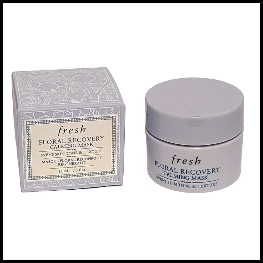 3 x Fresh Floral Recovery Calming Mask  0.5oz/15ml Travel Size New Even Skin